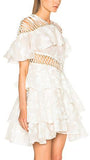 'Mischief' Layer Dress in White - DESIGNER INSPIRED FASHIONS