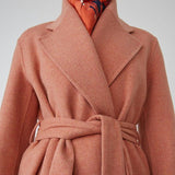 Peach Wrap Coat