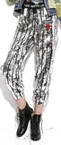 Sequin Embellished Stripe Pants - DESIGNER INSPIRED FASHIONS