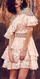 'Mischief' Layer Dress in White - DESIGNER INSPIRED FASHIONS