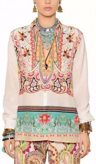 Paisley Printed Shirt - DESIGNER INSPIRED FASHIONS