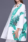 Banana Leaf Embellished Brocade Coat - DESIGNER INSPIRED FASHIONS