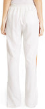 Rainbow Stripe Track Pants in White - DESIGNER INSPIRED FASHIONS