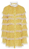 Floral Print Chiffon Dress