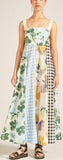 'Bridget' Mixed Print Apron Dress