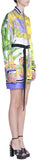 Asymmetric Printed Shirt Dress
