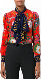 L‰۪Aveugle Par Amour Floral Blouse