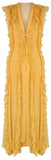 'Ambra' V-Neck Cap-Sleeve Layered Ruffle Maxi Dress | DESIGNER INSPIRED FASHIONS