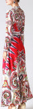 Paisley Printed Vintage Dress