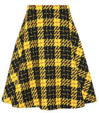 Wool Pullover & Wool Tweed Skirt
