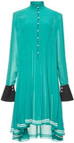 Pleated Shift Dress