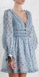 'Winsome' Tea Dress, Blue - DESIGNER INSPIRED FASHIONS
