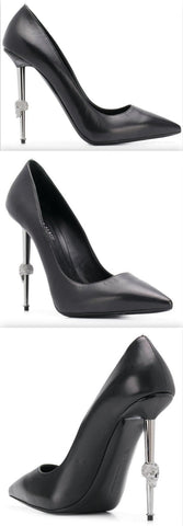 Decolette Leather Pumps | DESIGNER INSPIRED FASHIONS