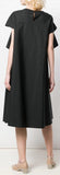 D̩cortiqu̩ Asymmetric Dress, Black