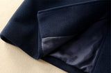 Color-Block Stripe Coat - DESIGNER INSPIRED FASHIONS