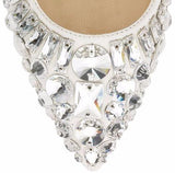 'Tia' Jeweled Leather Pumps in Black or White - DESIGNER INSPIRED FASHIONS