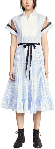 Pleated Shirt-Dress