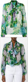 Hydrangea Print Pussy-Bow Silk Blouse | DESIGNER INSPIRED FASHIONS
