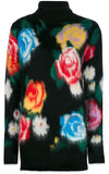 Rose Knit Longline Sweater