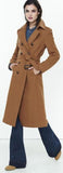 Double Breasted Wool Trench Coat in Khaki - DESIGNER INSPIRED FASHIONS