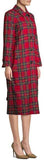 Reversible Tartan Gabardine Car Coat