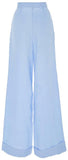 Ruffle Belted Lounge Top and Pant Set