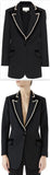 Pearl-Trimmed Blazer