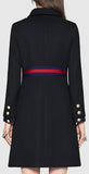 Wool Coat with Web Detail - DESIGNER INSPIRED FASHIONS