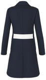 Color-Block Stripe Coat - DESIGNER INSPIRED FASHIONS