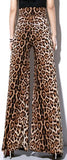 Leopard Print Flared Pants - DESIGNER INSPIRED FASHIONS