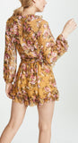 Golden Ruffle Romper