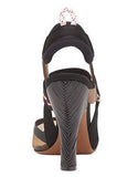 Sculpted-Heel Mesh Pumps