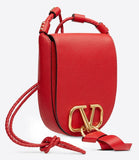 Small Vring Crossbody Bag, Red | DESIGNER INSPIRED FASHIONS