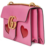 GG Marmont Medium Heart Shoulder Bag in Pink or Black - DESIGNER INSPIRED FASHIONS