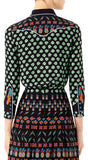Four Leaf Clover Silk Shirt