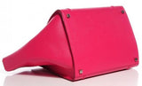 Grained Calfskin Medium Phantom Luggage, Fuchsia - DESIGNER INSPIRED FASHIONS