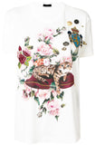 Cat Appliqu̩ T-shirt