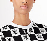 Logo Twist Lock Printed Knit T-Shirt