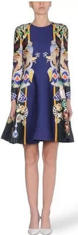 Print A-Line Shift Dress