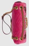 Blind for Love GG Marmont Embroidered Medium Bag