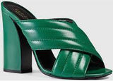 'Webby' Crossover Leather Sandals - ( Black, Green, Beige, Red, White ) - DESIGNER INSPIRED FASHIONS