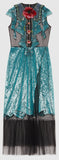 Embellished Sequined Tulle Dress - DESIGNER INSPIRED FASHIONS