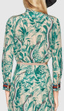 Snake Printed Silk Shirt - DESIGNER INSPIRED FASHIONS