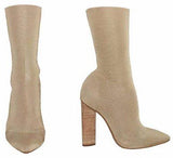 Low Knit Boots-Beige - DESIGNER INSPIRED FASHIONS