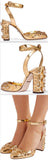 Embellished Metallic Leather Pumps | DESIGNER INSPIRED FASHIONS