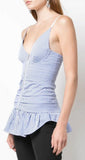 Ruched Zip Front Cami | DESIGNER INSPIRED FASHIONS