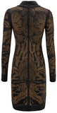Crystal Embellished Bodycon Mini Dress