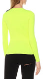 Ribbed Knit Sweater, Neon Yellow | DESIGNER INSPIRED FASHIONS
