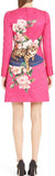 Embellished Floral & Cat Mini Dress