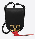 Small Vring Crossbody Bag, Black
